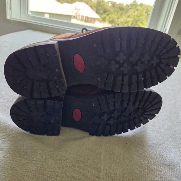 Vintage Skechers Logger Boots Mens Size 11 Leather Cascades Oil Resist Work Y2K - Picture 11 of 12